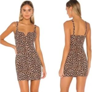 Likely x Revolve Leopard Print Constance Mini Dress